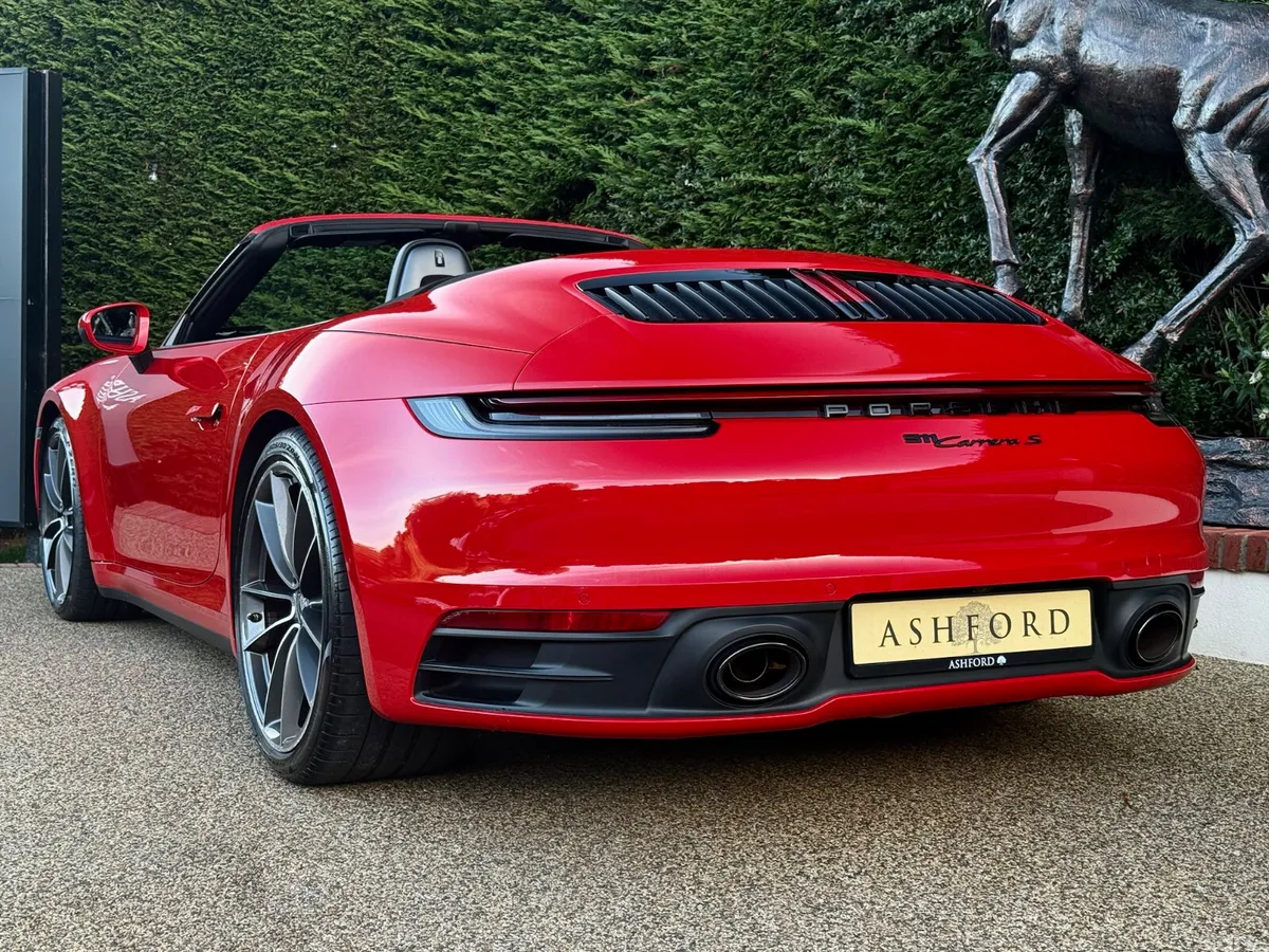 Porsche 911 Convertible, Petrol, 2021, Red