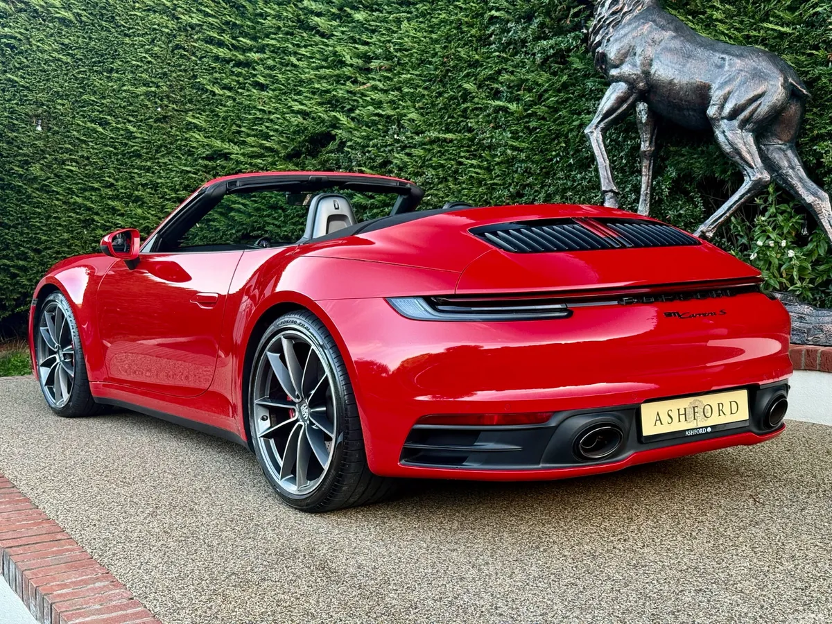 Porsche 911 Convertible, Petrol, 2021, Red