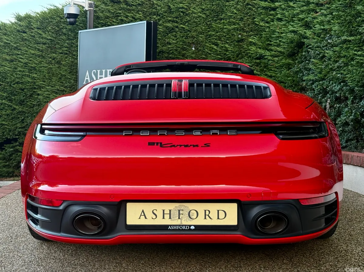Porsche 911 Convertible, Petrol, 2021, Red