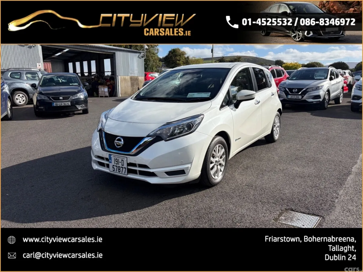 Nissan Note Hatchback, Petrol Hybrid, 2019, White