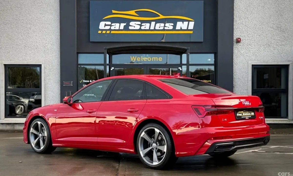 Audi A6 Saloon, Diesel Hybrid, 2022, Red