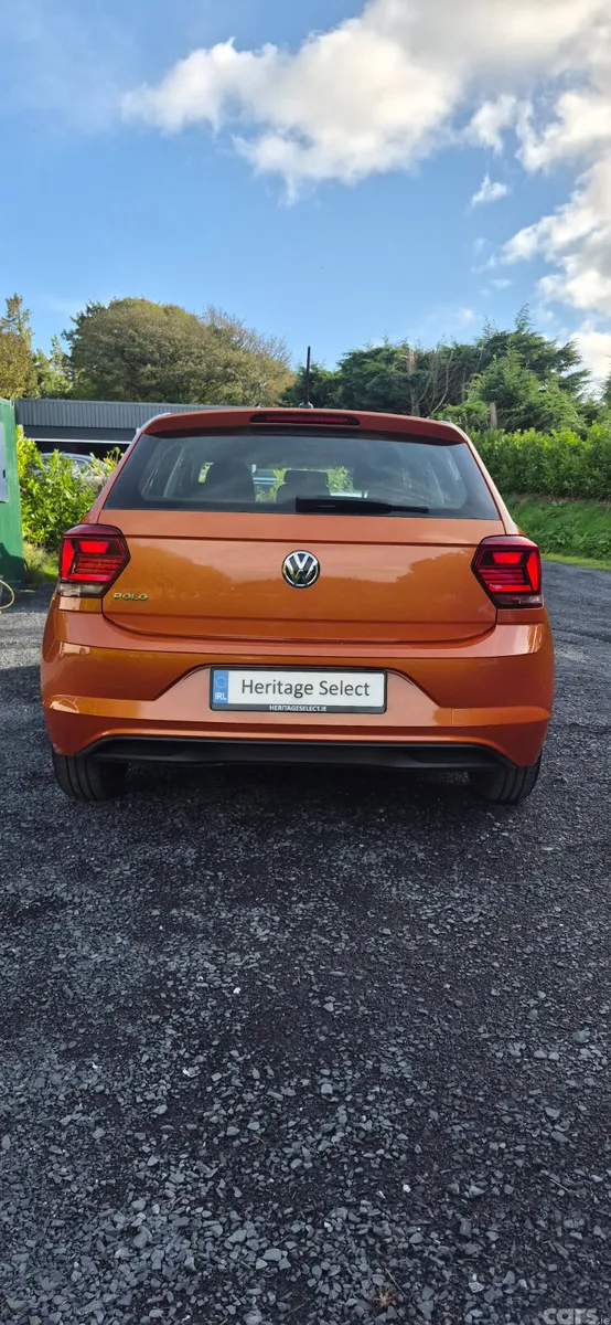 Volkswagen Polo Hatchback, Petrol, 2019, Orange