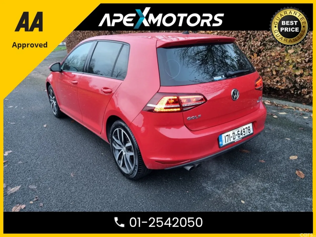 Volkswagen Golf Hatchback, Petrol, 2017, Red