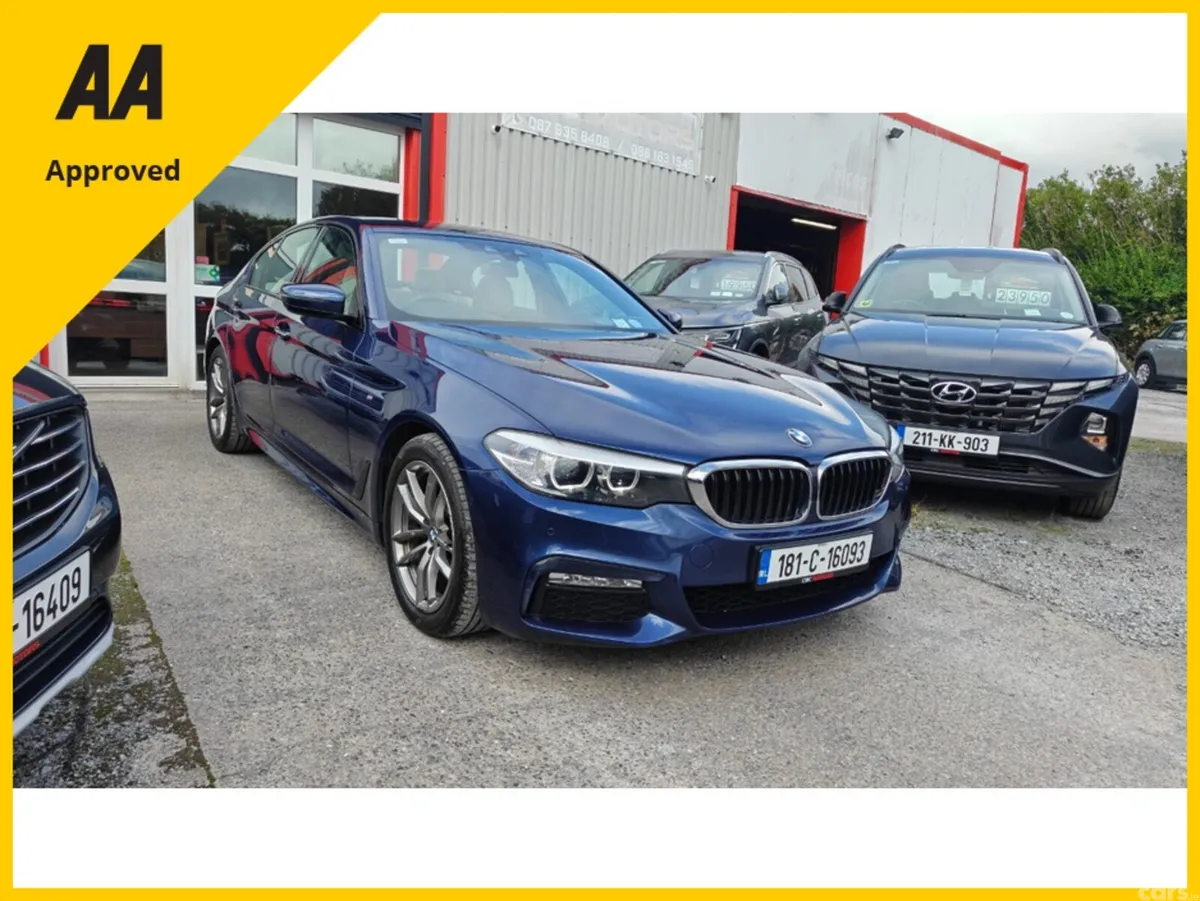 BMW 5-Series Saloon, Diesel, 2018, Blue