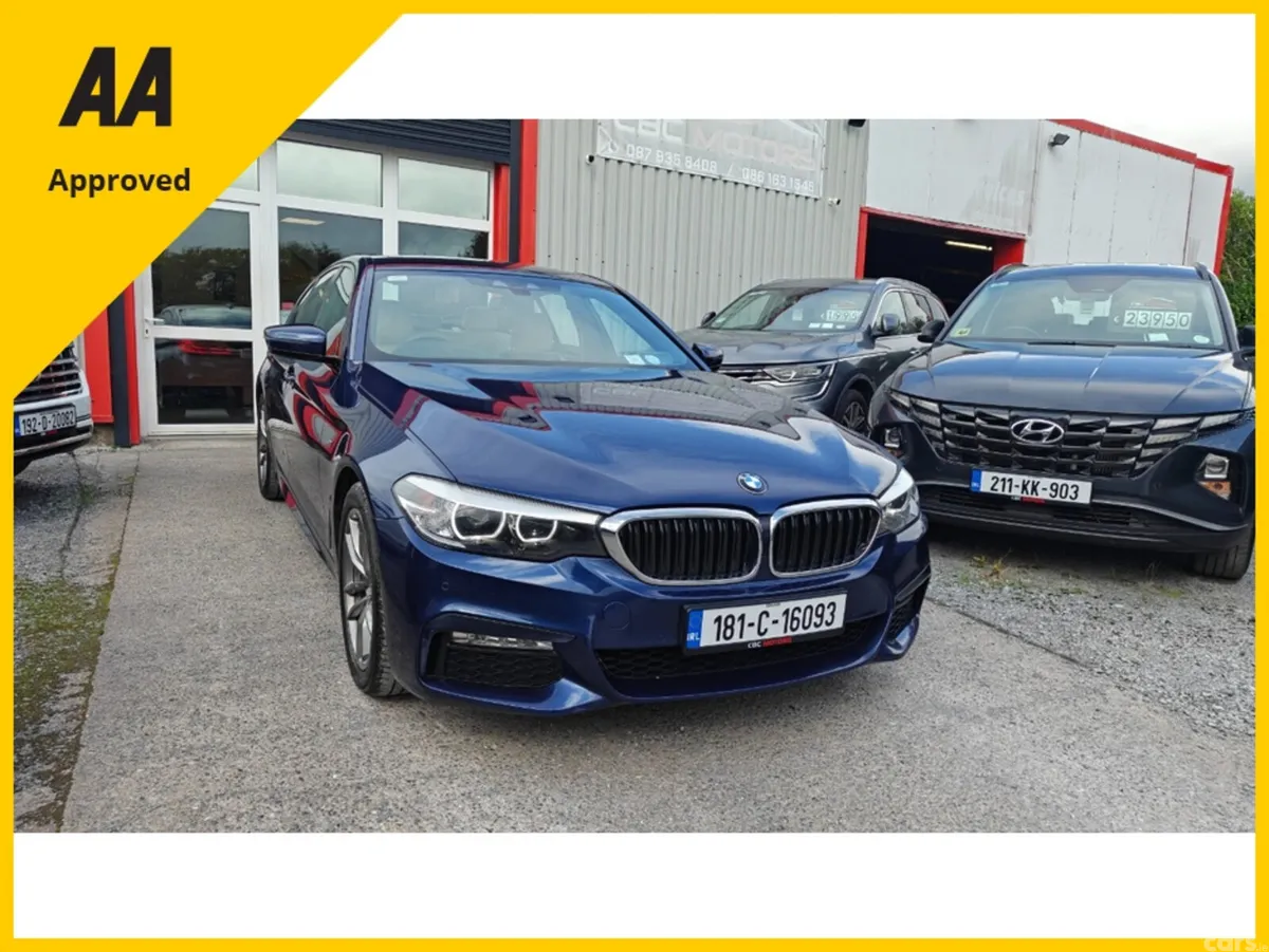 BMW 5-Series Saloon, Diesel, 2018, Blue