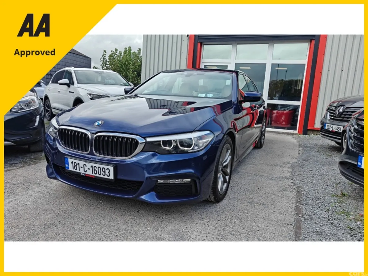 BMW 5-Series Saloon, Diesel, 2018, Blue