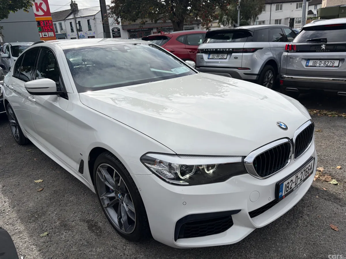 BMW 5-Series Saloon, Petrol Plug-in Hybrid, 2018, White