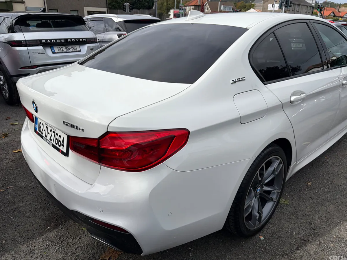BMW 5-Series Saloon, Petrol Plug-in Hybrid, 2018, White
