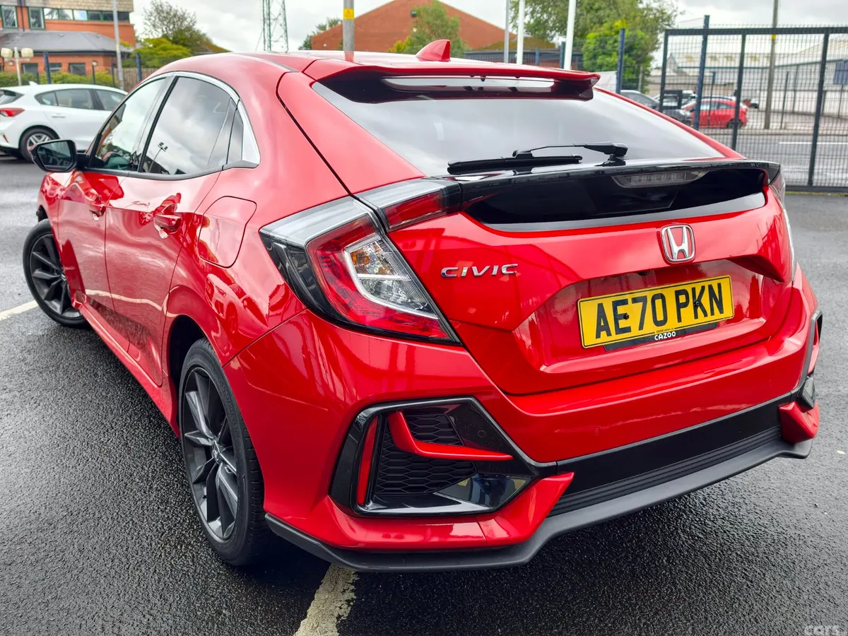 Honda Civic Hatchback, Petrol, 2021, Red
