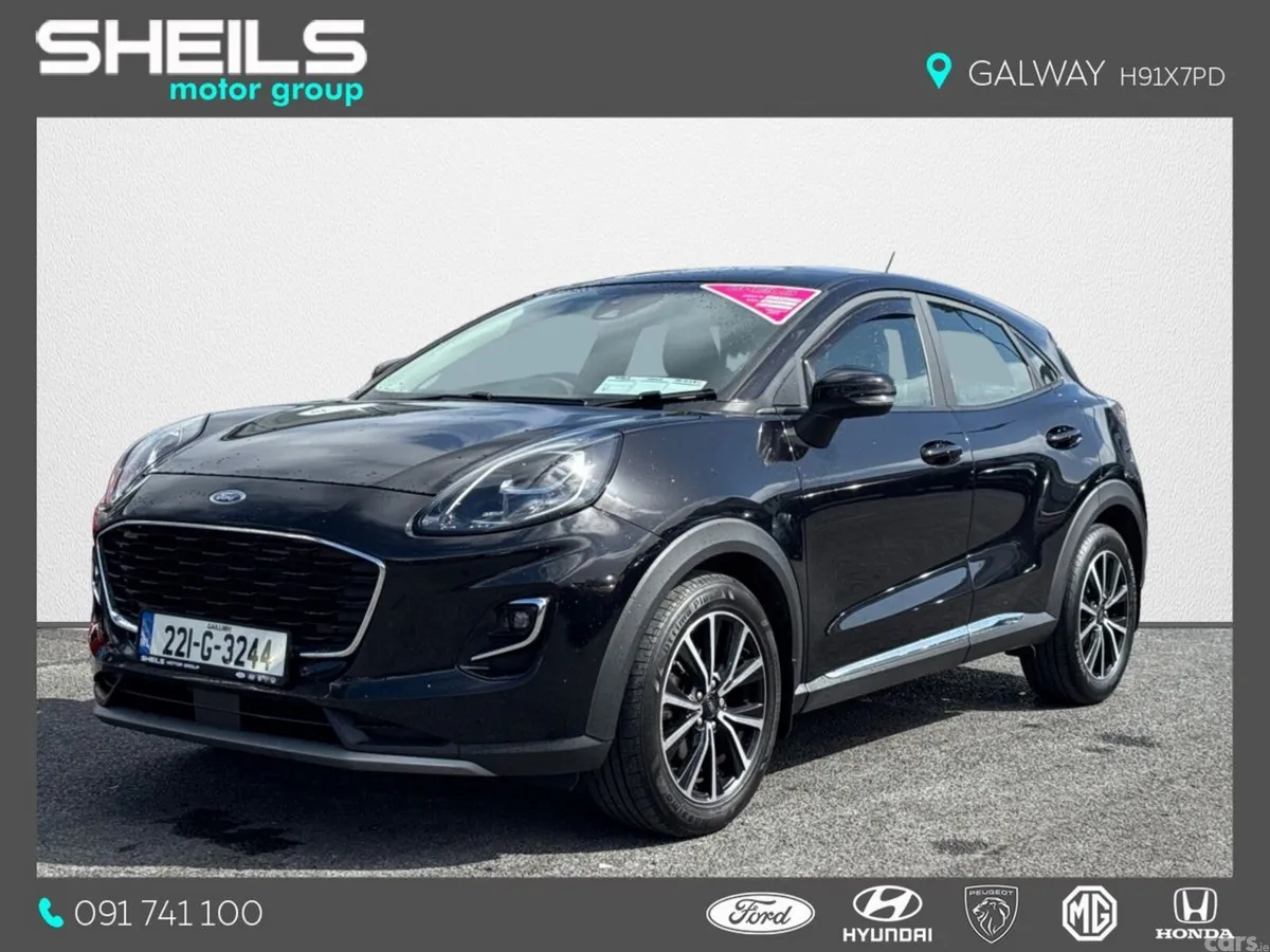 Ford Puma MPV, Petrol Hybrid, 2022, Black