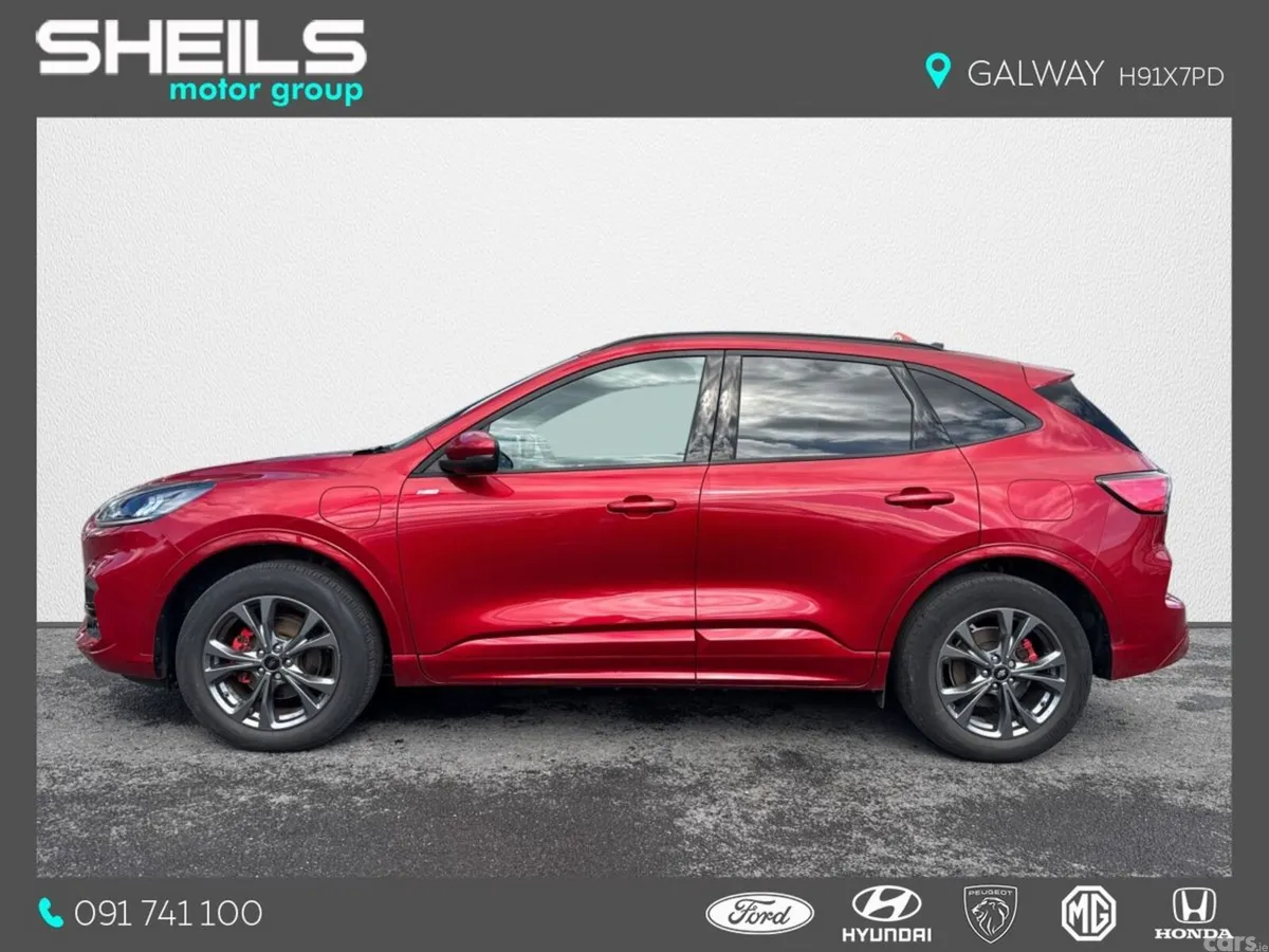 Ford Kuga SUV, Petrol Plug-in Hybrid, 2022, Red