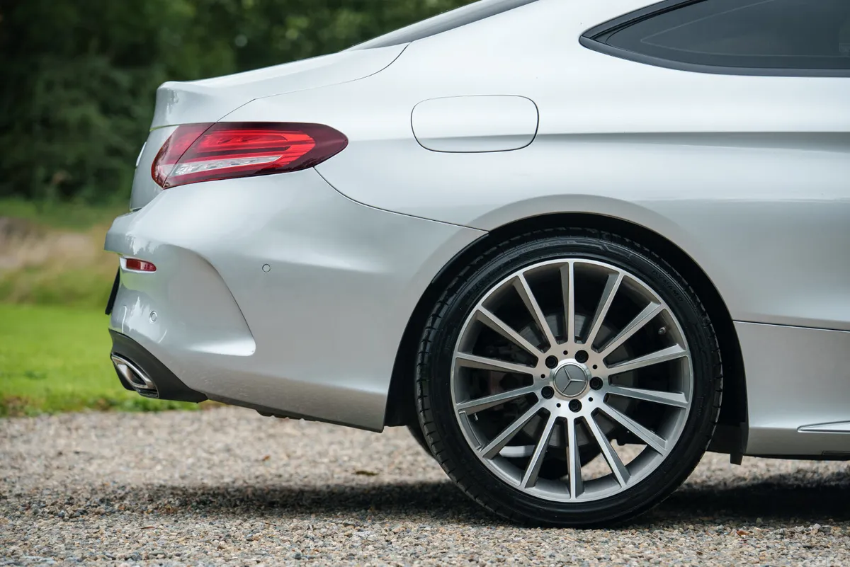 Mercedes-Benz C-Class Coupe, Petrol, 2019, Silver