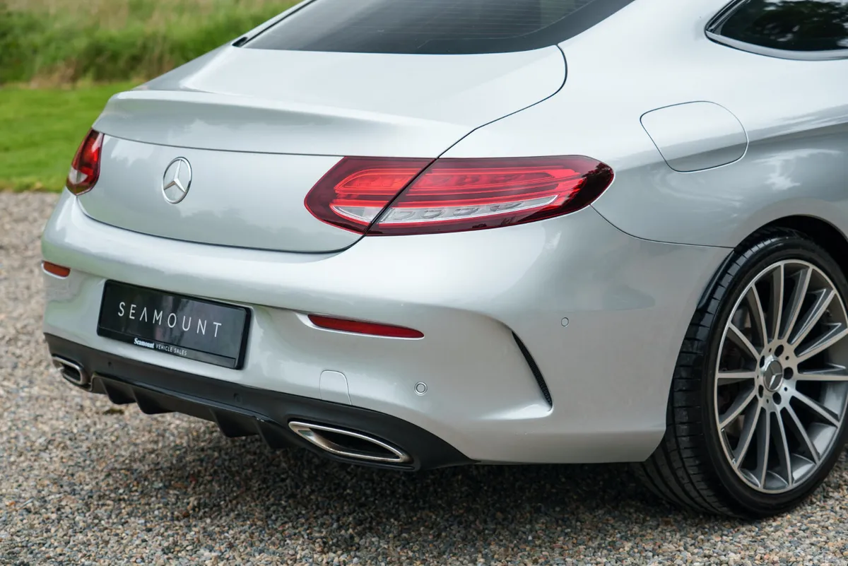 Mercedes-Benz C-Class Coupe, Petrol, 2019, Silver