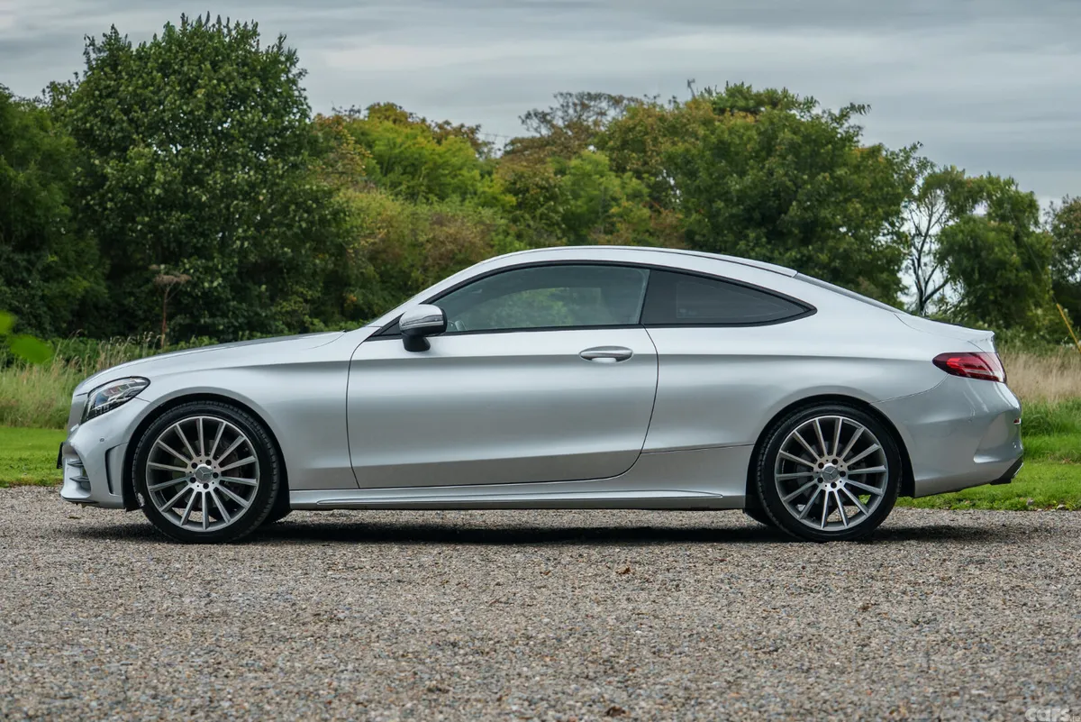 Mercedes-Benz C-Class Coupe, Petrol, 2019, Silver