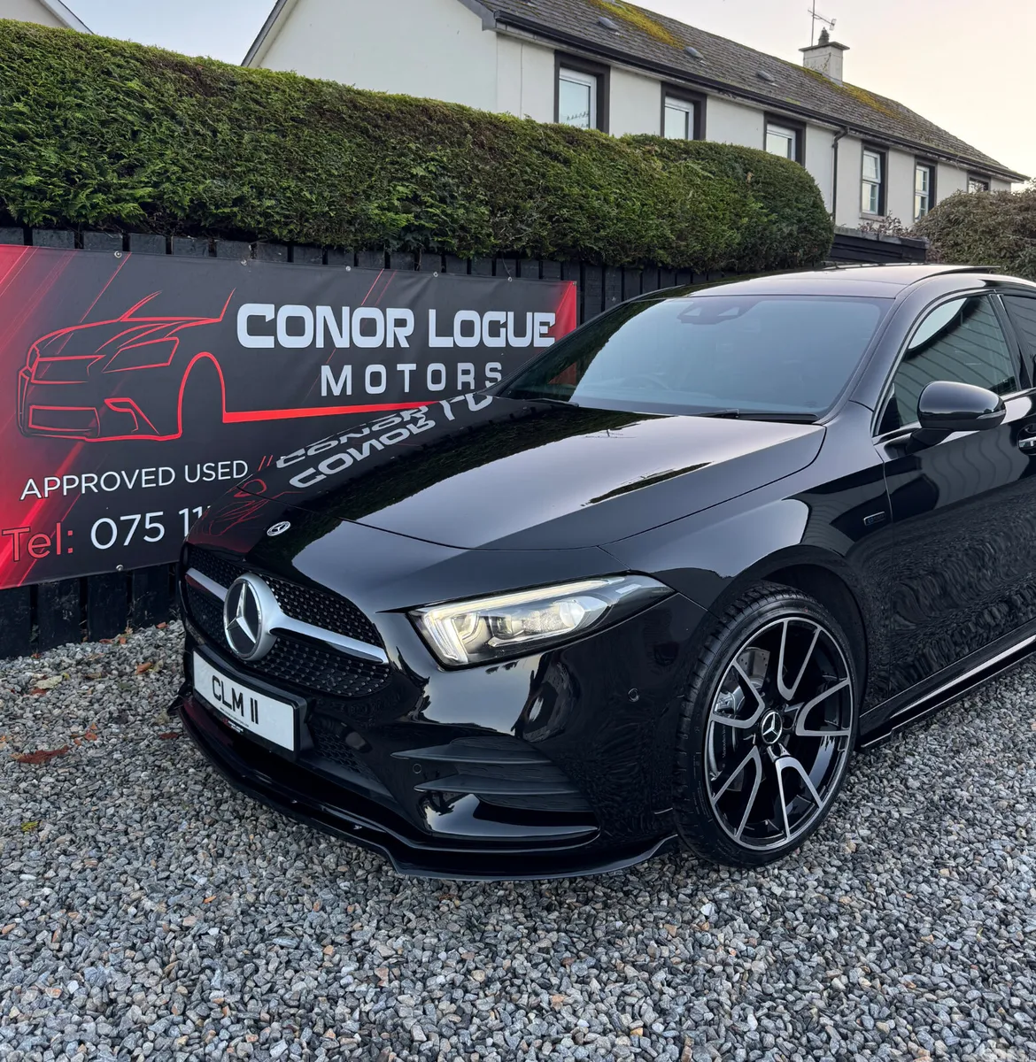 Mercedes-Benz A-Class Saloon, Petrol Hybrid, 2021, Black