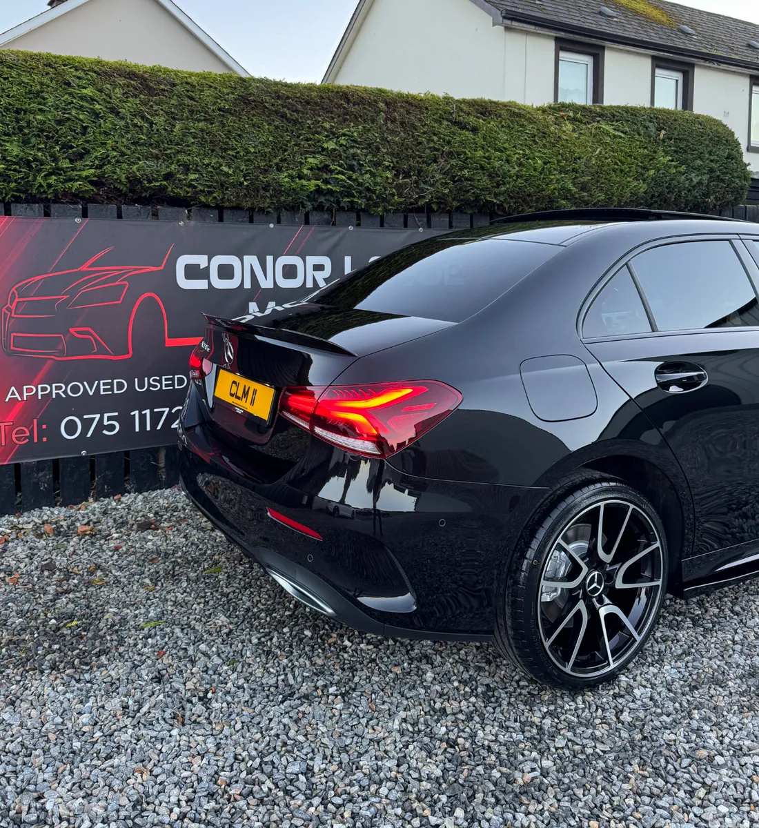 Mercedes-Benz A-Class Saloon, Petrol Hybrid, 2021, Black