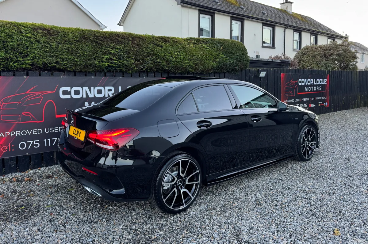 Mercedes-Benz A-Class Saloon, Petrol Hybrid, 2021, Black