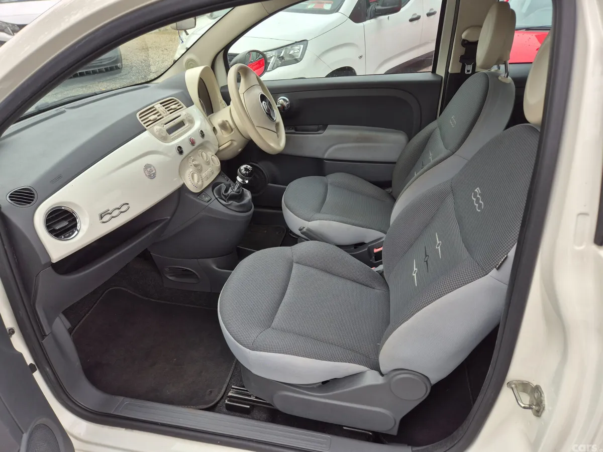 Fiat 500 Hatchback, Petrol, 2015, White