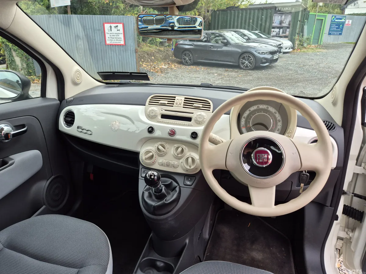 Fiat 500 Hatchback, Petrol, 2015, White