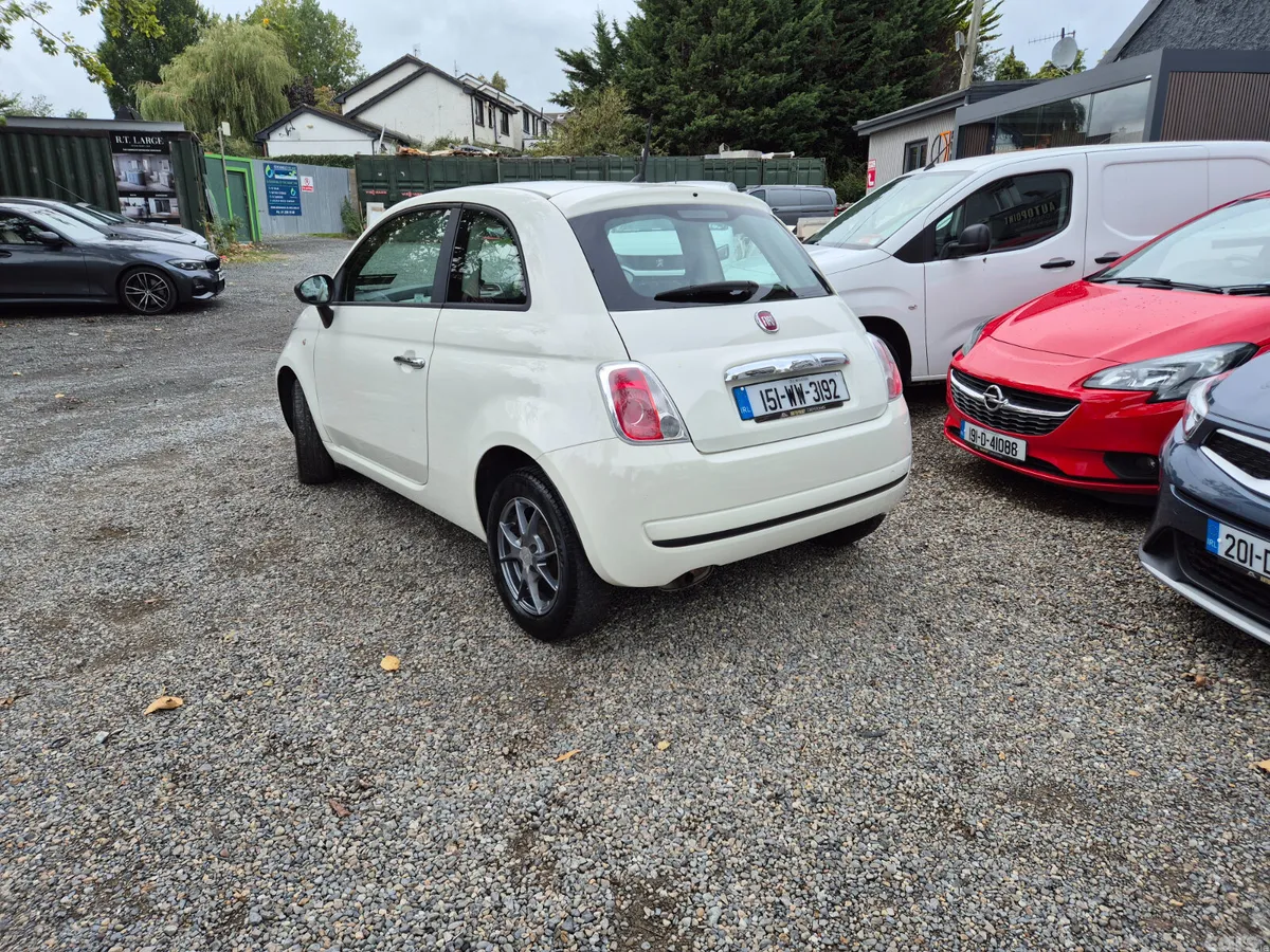 Fiat 500 Hatchback, Petrol, 2015, White