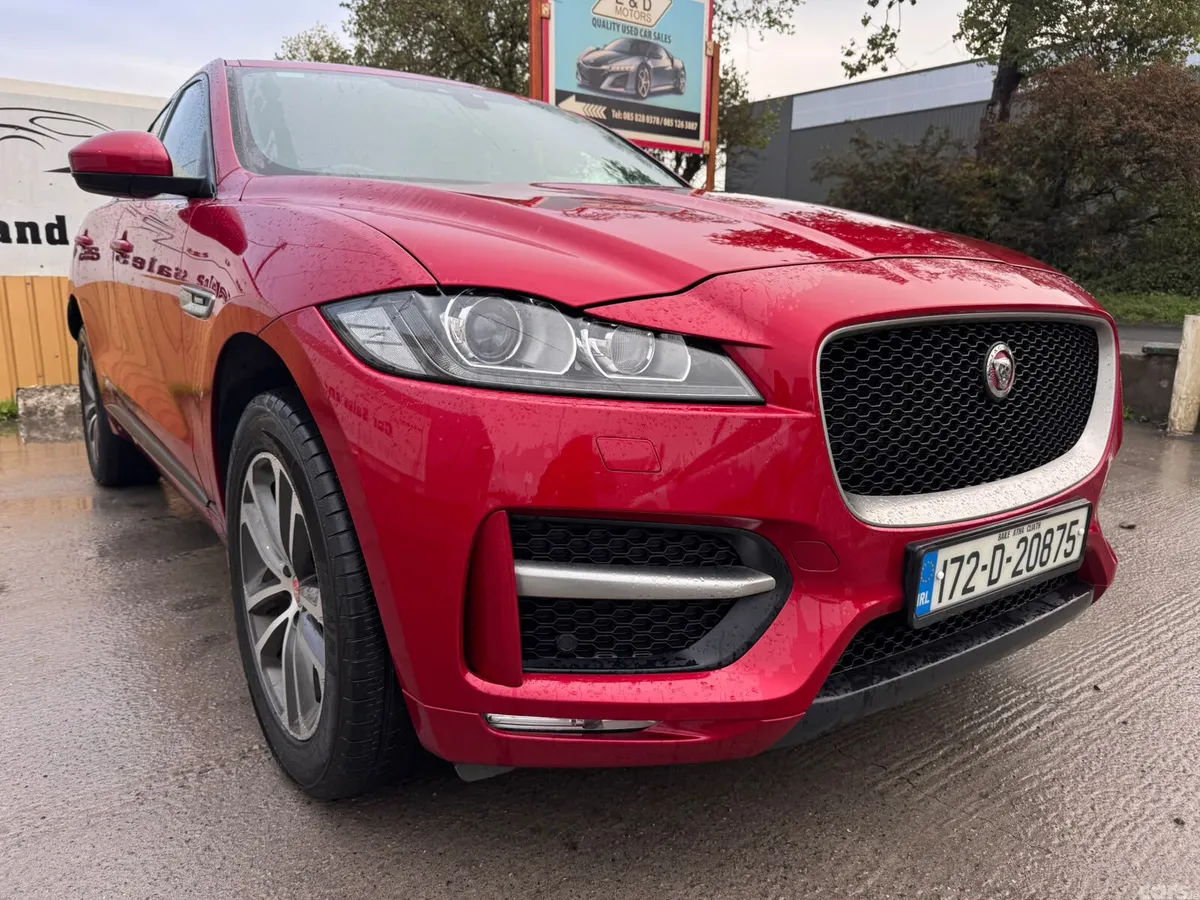 Jaguar F-Pace SUV, Diesel, 2017, Red