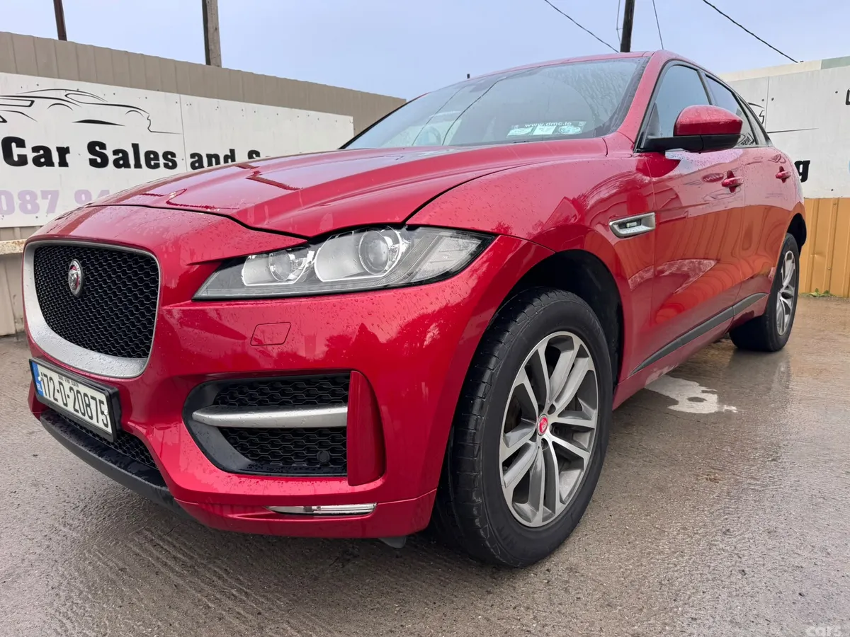 Jaguar F-Pace SUV, Diesel, 2017, Red