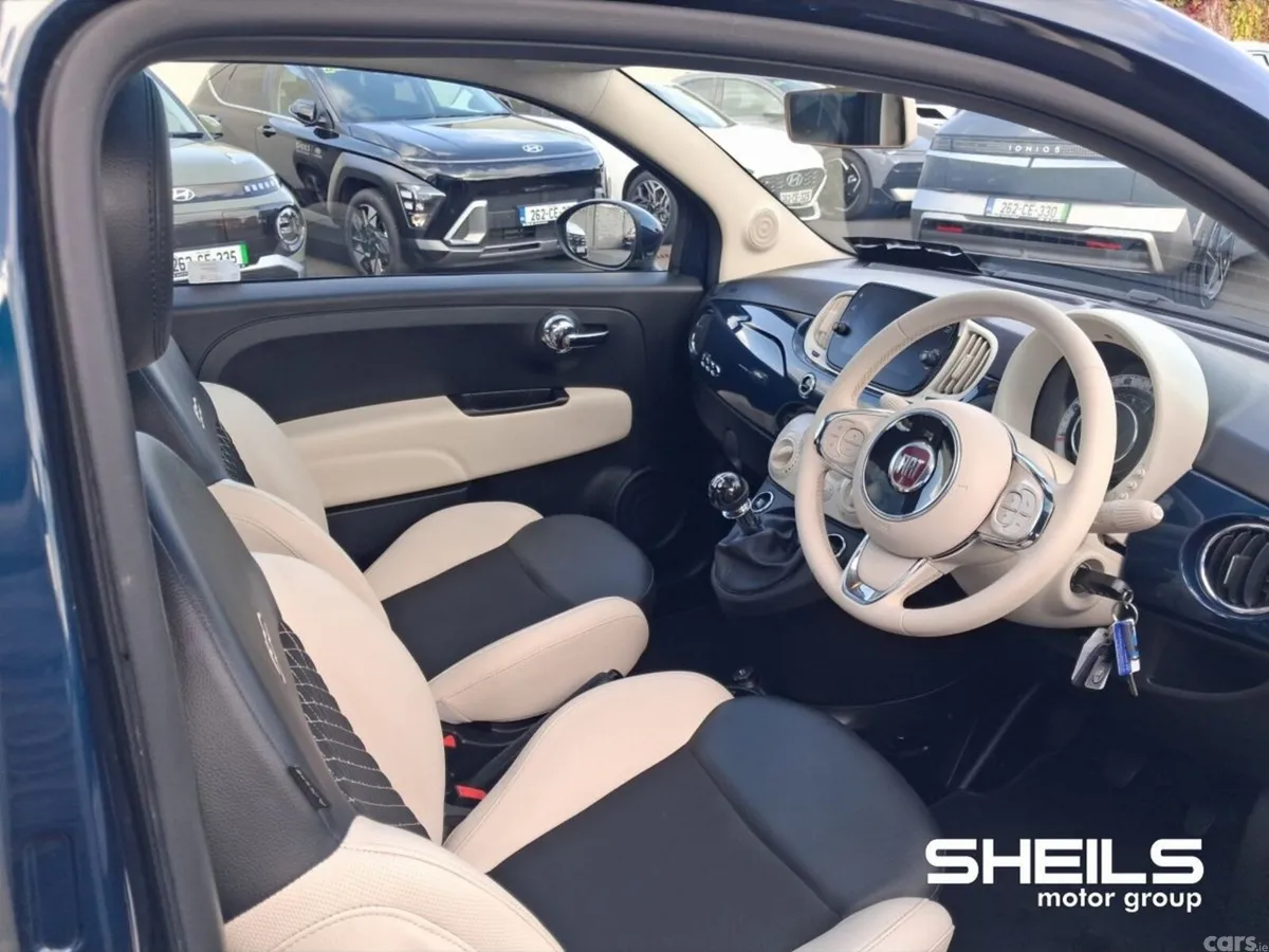 Fiat 500 Hatchback, Petrol, 2022, Blue