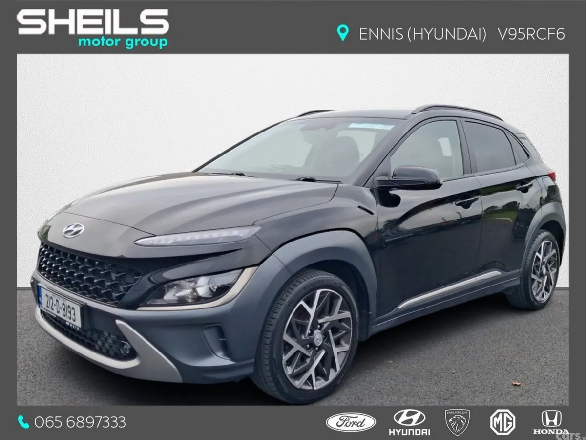 Hyundai KONA MPV, Petrol Hybrid, 2021, Black