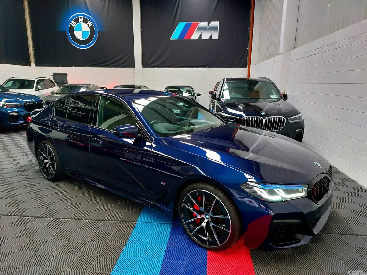BMW 5-Series Saloon, Petrol Plug-in Hybrid, 2020, Blue