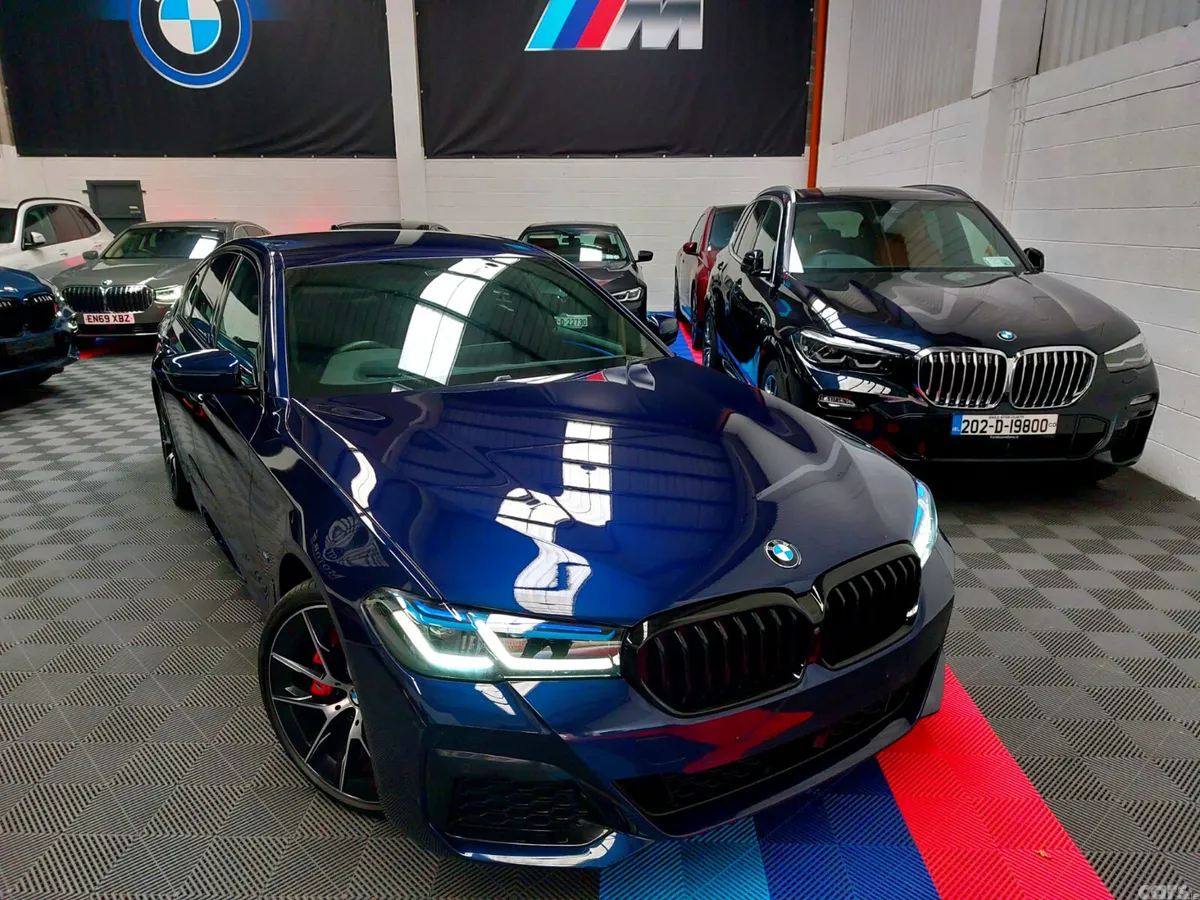 BMW 5-Series Saloon, Petrol Plug-in Hybrid, 2020, Blue