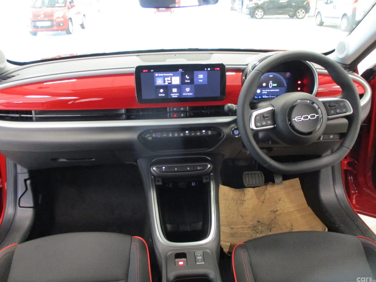 Fiat 600 SUV, Petrol Hybrid, 2026, Red