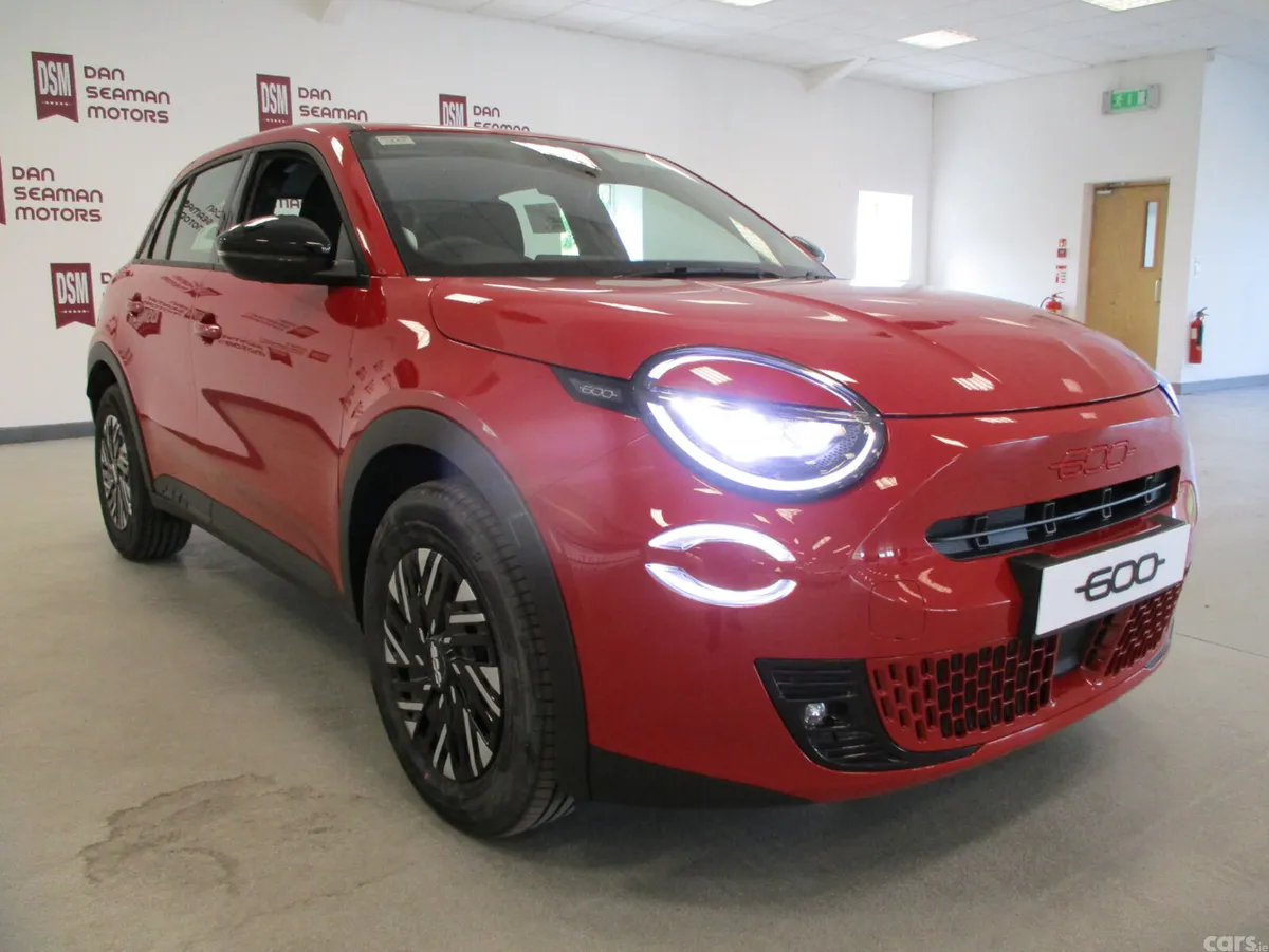 Fiat 600 SUV, Petrol Hybrid, 2026, Red
