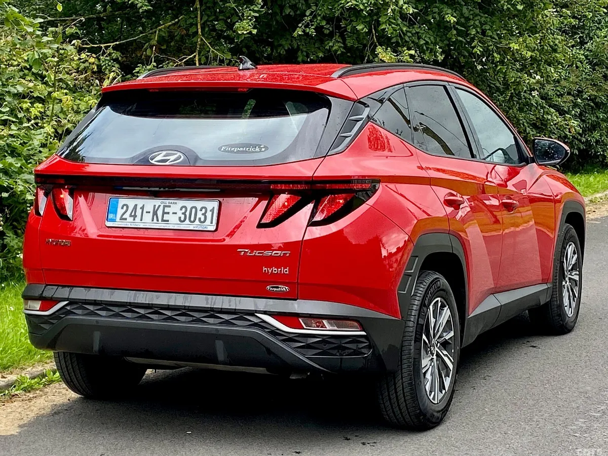 Hyundai Tucson SUV, Petrol Hybrid, 2024, Red