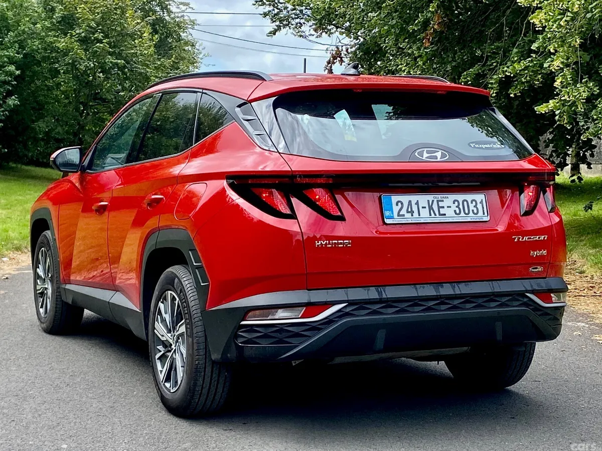 Hyundai Tucson SUV, Petrol Hybrid, 2024, Red
