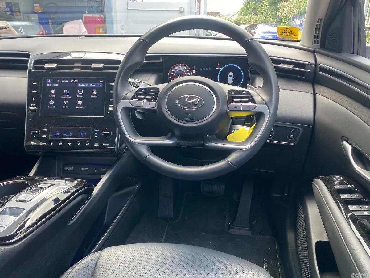 Hyundai Tucson SUV, Petrol Hybrid, 2024, Red