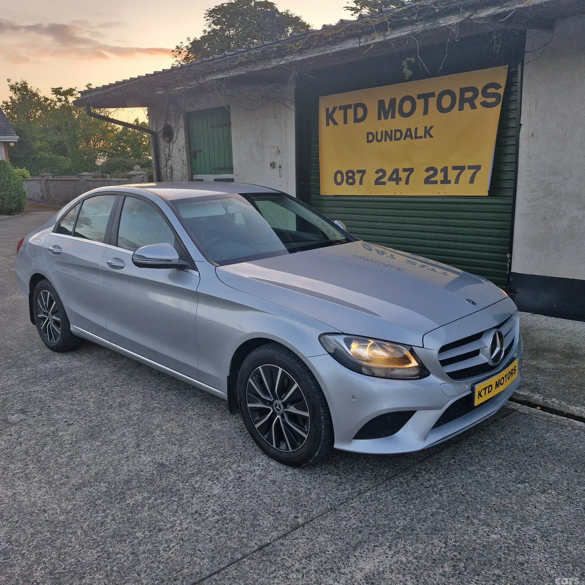 Mercedes-Benz C-Class Saloon, Diesel, 2019, Silver