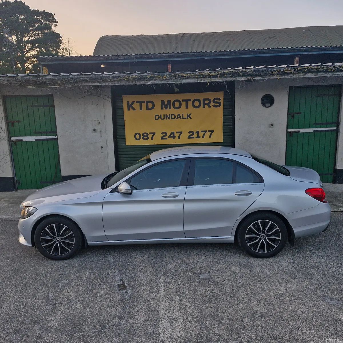 Mercedes-Benz C-Class Saloon, Diesel, 2019, Silver
