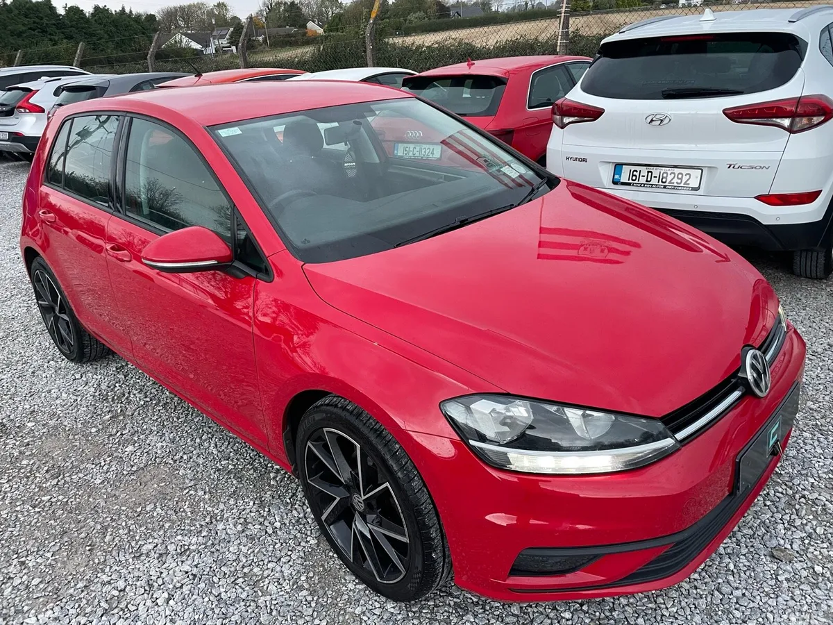 Volkswagen Golf Hatchback, Petrol, 2018, Red