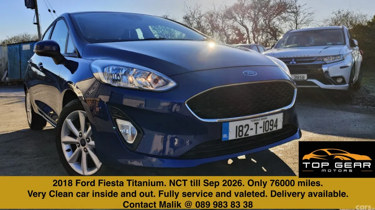 Ford Fiesta Hatchback, Petrol, 2018, Blue