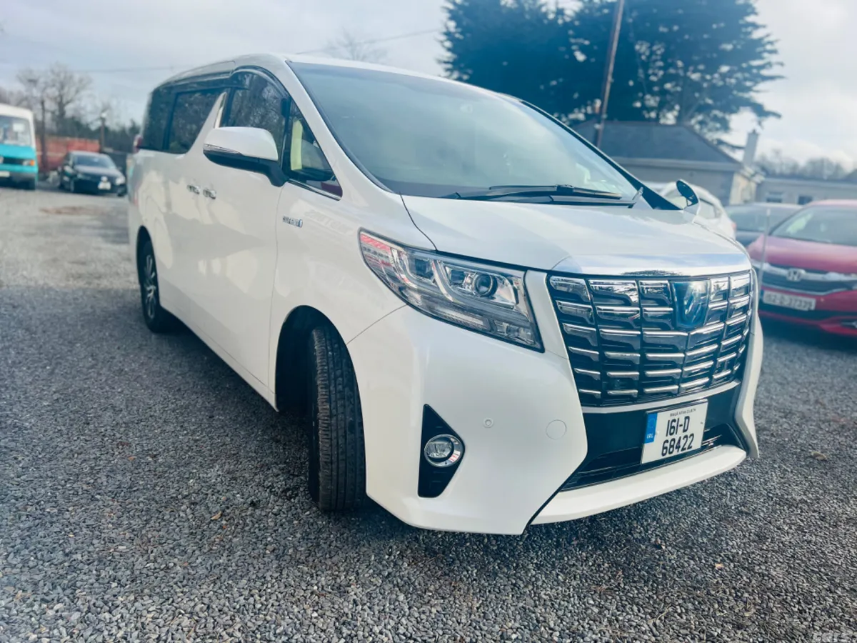 Toyota Alphard MPV, Petrol Hybrid, 2016, White