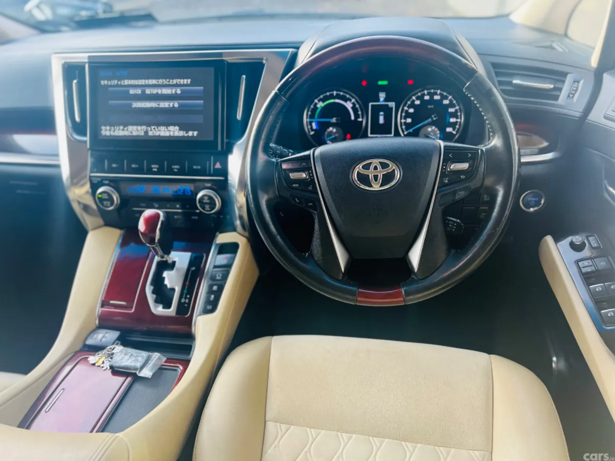 Toyota Alphard MPV, Petrol Hybrid, 2016, White