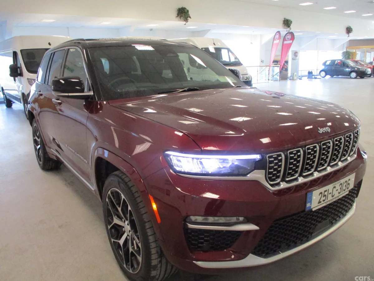Jeep Grand Cherokee SUV, Petrol Plug-in Hybrid, 2025, Red