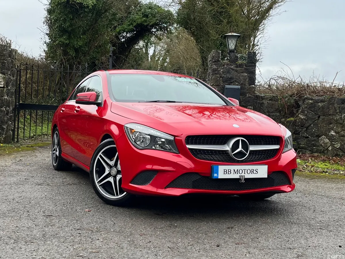 Mercedes-Benz CLA Saloon, Petrol, 2015, Red