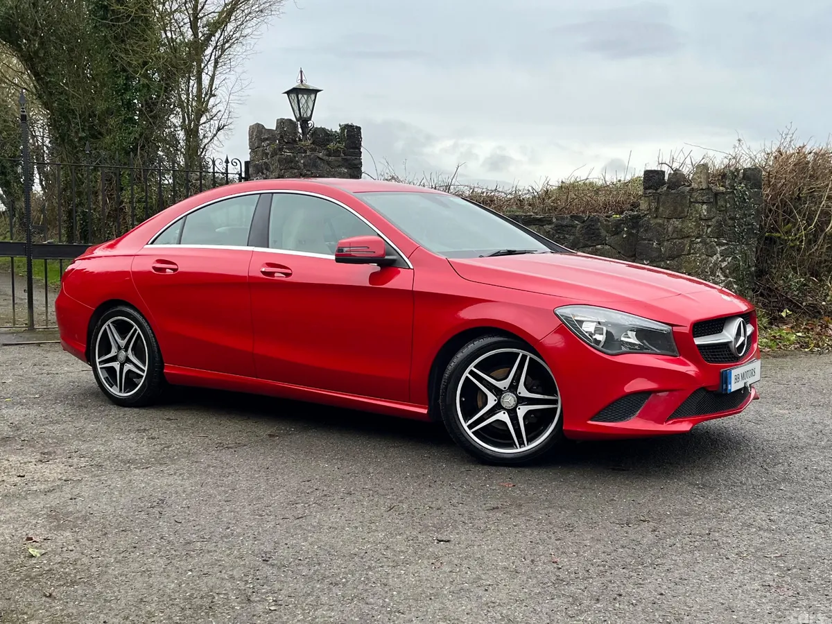Mercedes-Benz CLA Saloon, Petrol, 2015, Red
