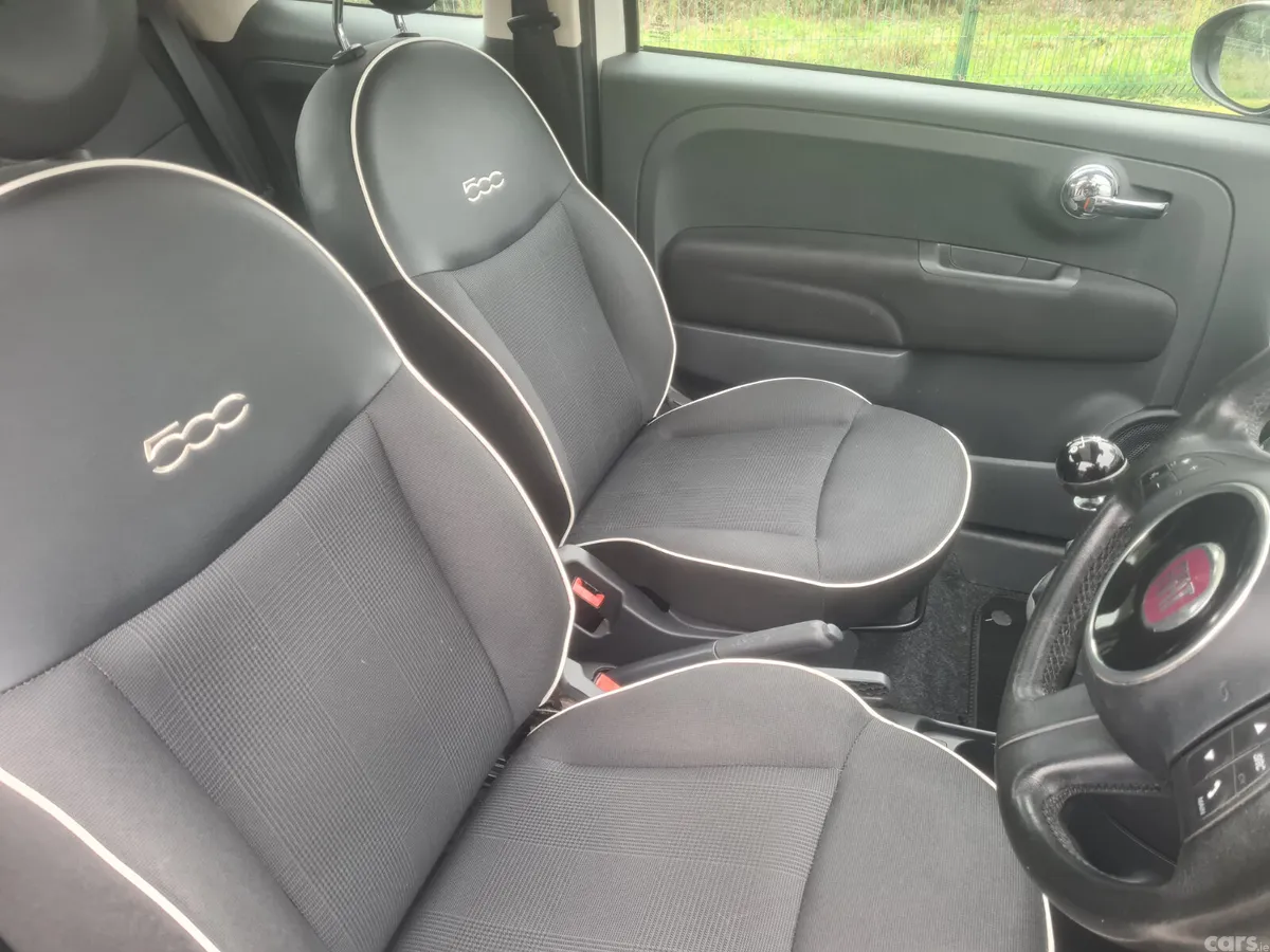 Fiat 500 Hatchback, Petrol, 2015, White