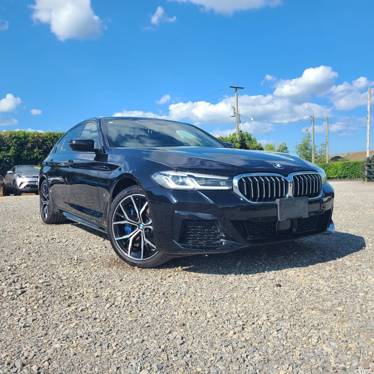BMW 5-Series Saloon, Petrol Plug-in Hybrid, 2021, Blue