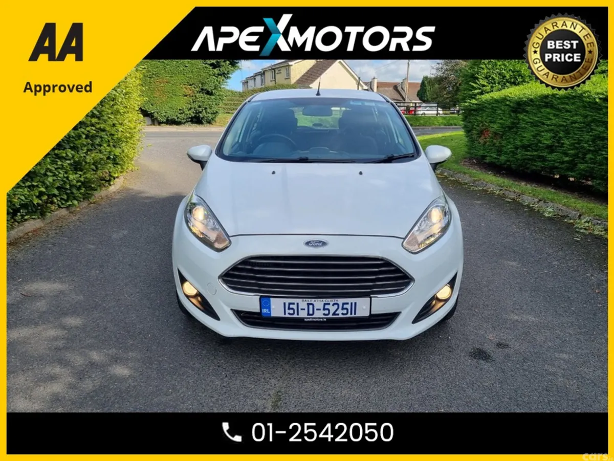 Ford Fiesta Hatchback, Petrol, 2015, White