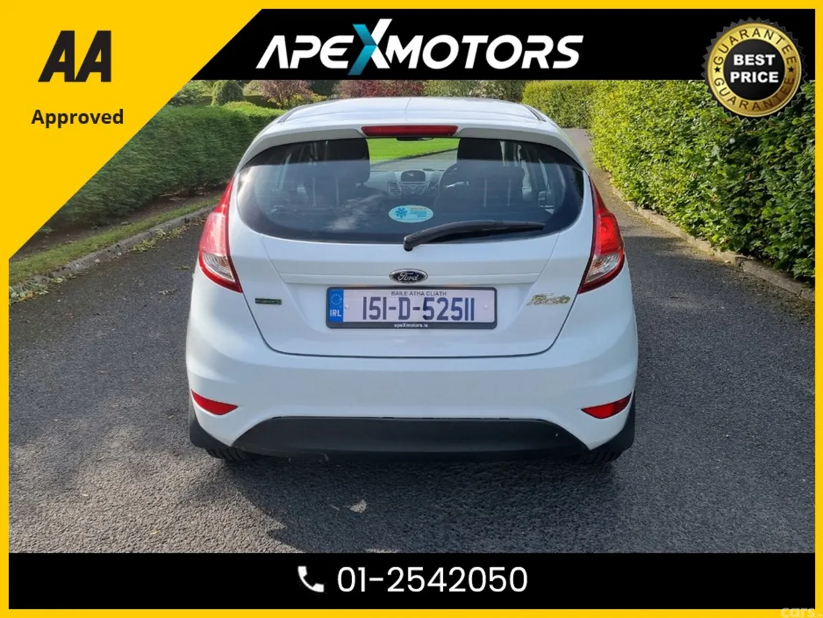 Ford Fiesta Hatchback, Petrol, 2015, White