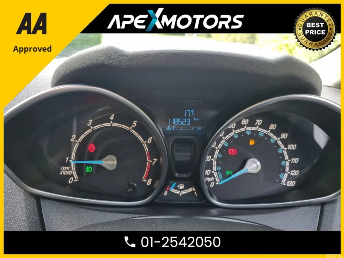 Ford Fiesta Hatchback, Petrol, 2015, White