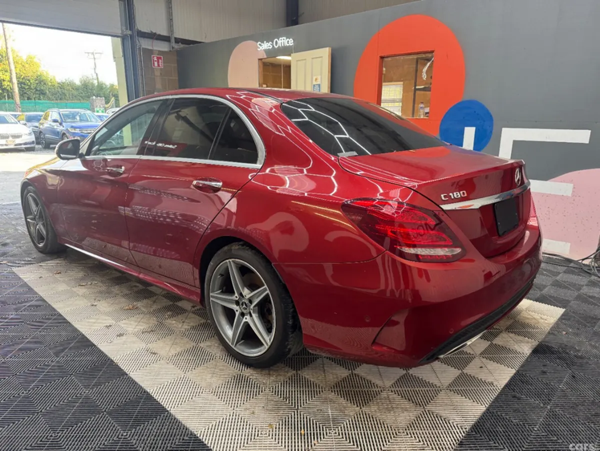 Mercedes-Benz C-Class Saloon, Petrol, 2018, Red